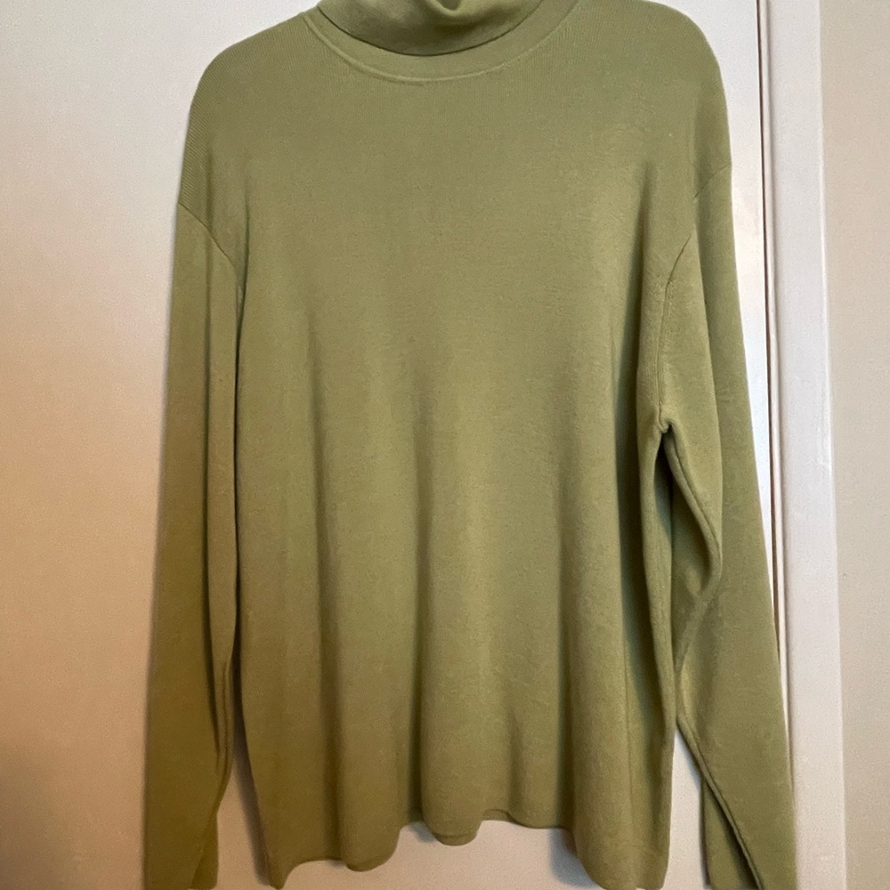 Ellen Tracy Olive Knit Top